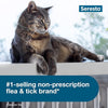 Seresto® Cat Flea & Tick Collar – 2 Pack | 8-Month Vet-Recommended Protection for Cats